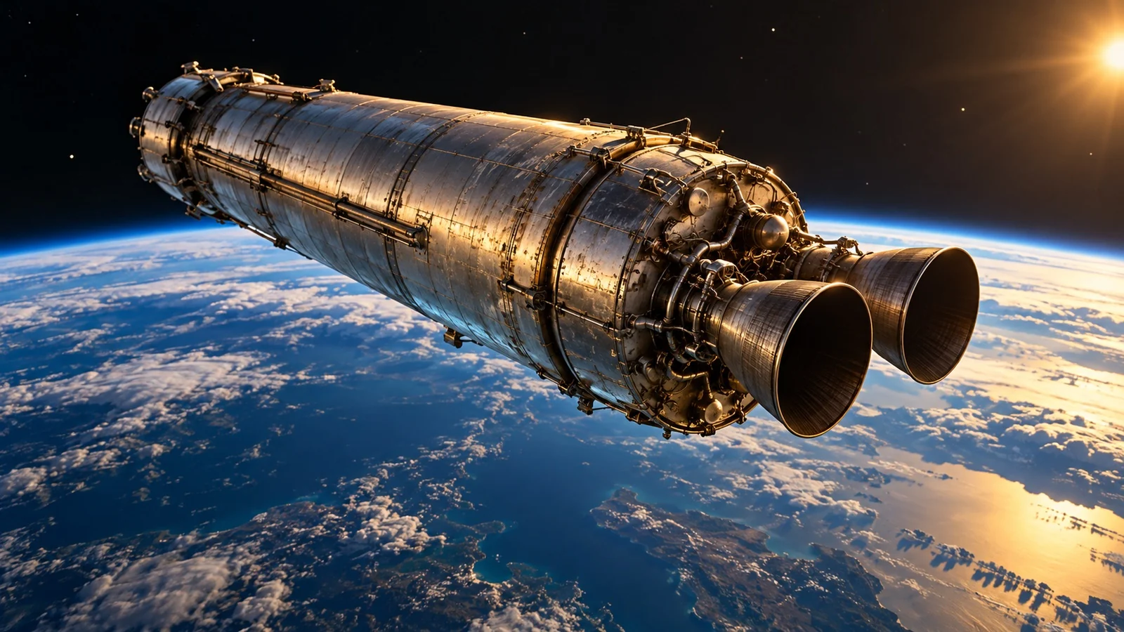 Ilustrace k článku: 2020 SO: údajný asteroid byl raketový stupeň, který desítky let obíhal Slunce