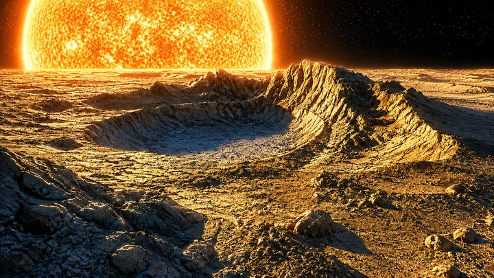 Ilustrace k článku: Astronomové poprvé prozkoumali složení povrchu skalnaté exoplanety