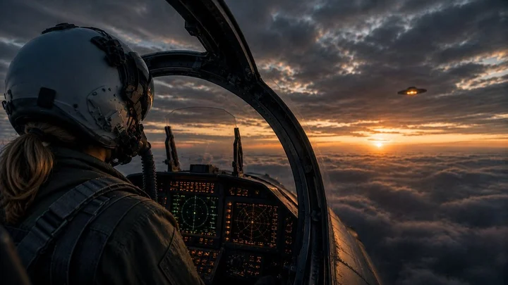 Bývalá pilotka Navy znovu mluví o svém setkání