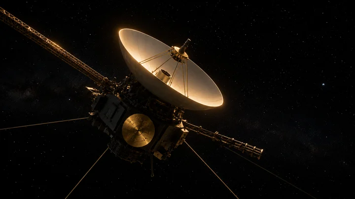 Ilustrace k článku: Voyager 1 bude první věcí od lidí, co je „světelný den“ daleko